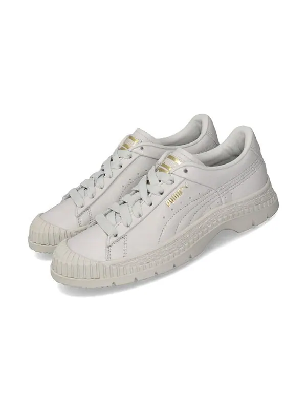 Кроссовки utility leather 'glacier gray' Puma — изображение 3 из 4, белый