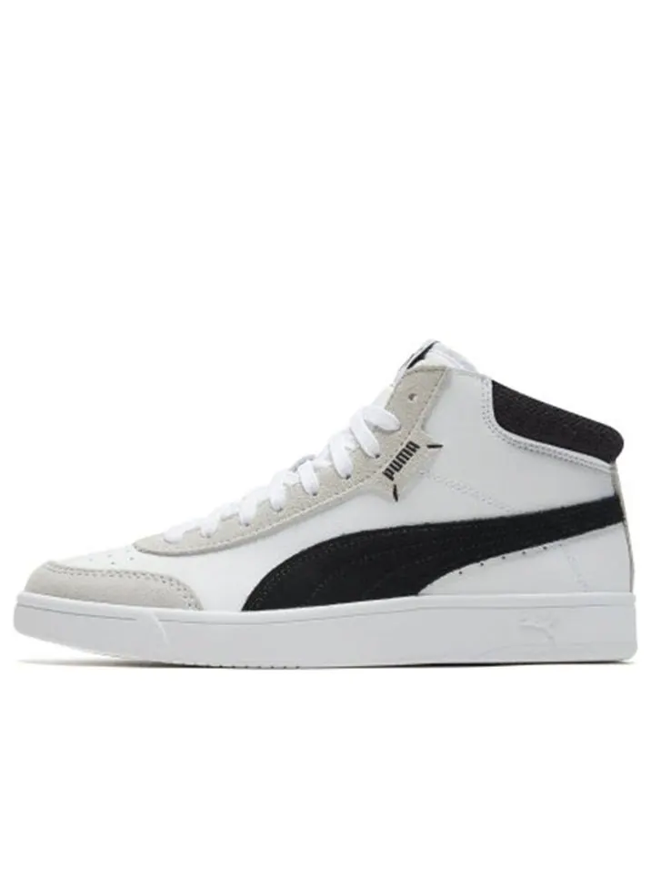 Кеды PUMA Court Legend Mid 'White Black' — изображение 1 из 6, белый