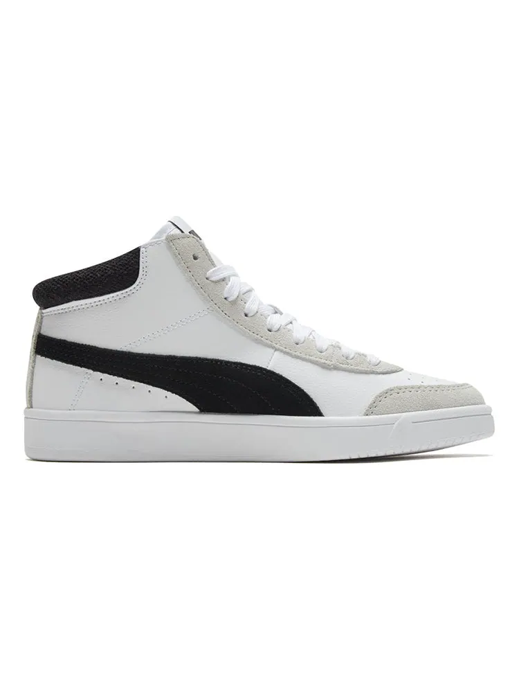 Кеды PUMA Court Legend Mid 'White Black' — изображение 2 из 6, белый