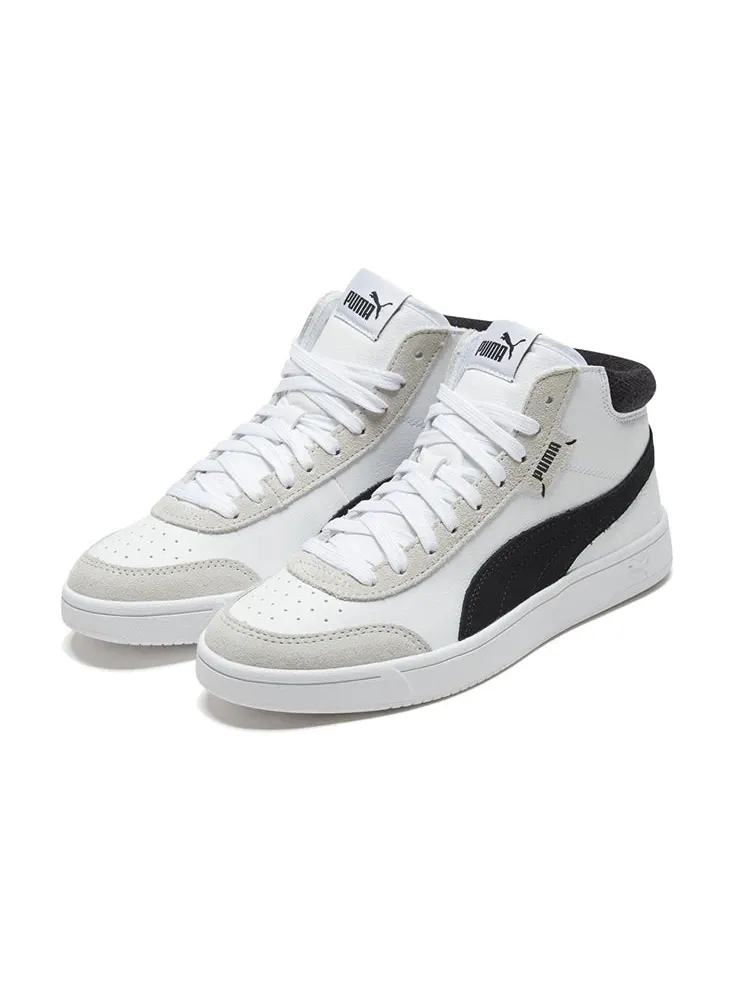 Кеды PUMA Court Legend Mid 'White Black' — изображение 3 из 6, белый