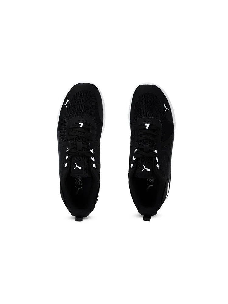 Беговые кроссовки PUMA Anzarun 'Black White' — изображение 3 из 5, черный