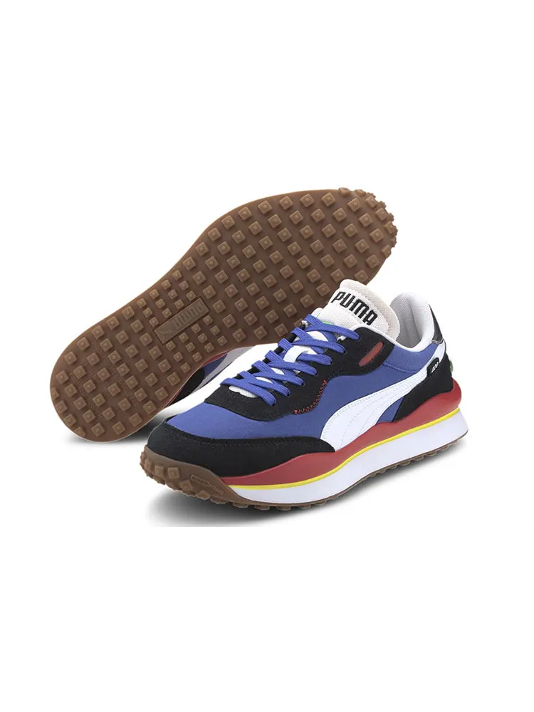 Спортивные кроссовки PUMA Style Rider 'Play On - Dazzling Blue High Risk Red' — изображение 3 из 5, красный