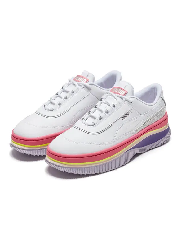 Кроссовки deva 90's pop 'white/red/blue' Puma — изображение 3 из 4, белый/розовый