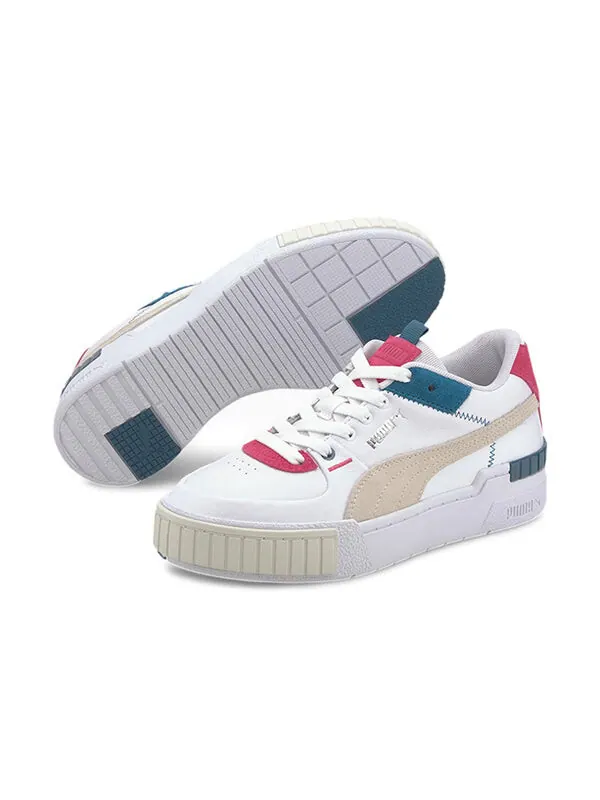 Кроссовки cali sport mix 'white vaporous grey' Puma — изображение 2 из 4, белый/синий/красный