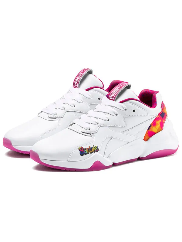Кроссовки barbie x nova flash 'white cabaret' Puma — изображение 3 из 4, белый/розовый
