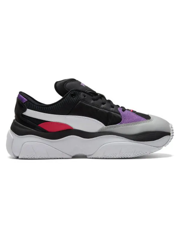 Кроссовки storm.y 'white gray violet' Puma — изображение 2 из 4, черный/серый фиолетовый