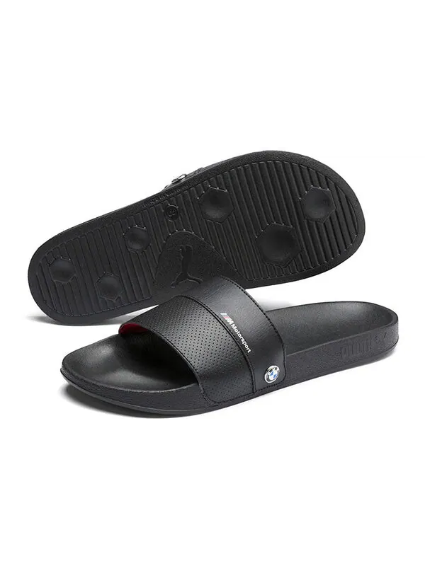 Тапочки bmw motorsport x leadcat slide 'black' Puma — изображение 2 из 4, черный