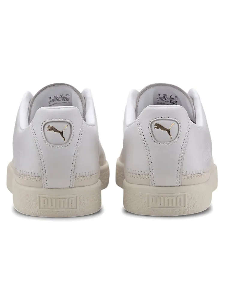 Кеды PUMA Basket Trim Prm Retro Low Tops Casual Skateboarding Shoes Unisex White — изображение 5 из 7, белый