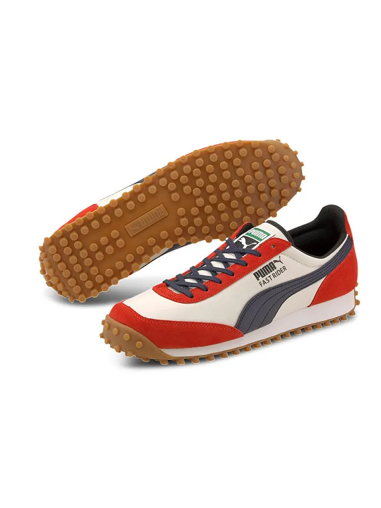 Спортивные кроссовки PUMA Fast Rider Source 'White High Risk Red' — изображение 3 из 6, красный