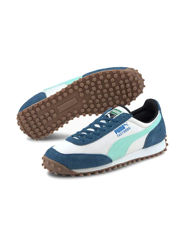 Кроссовки fast rider 'fury - white dark denim' Puma — изображение 3 из 4, синий