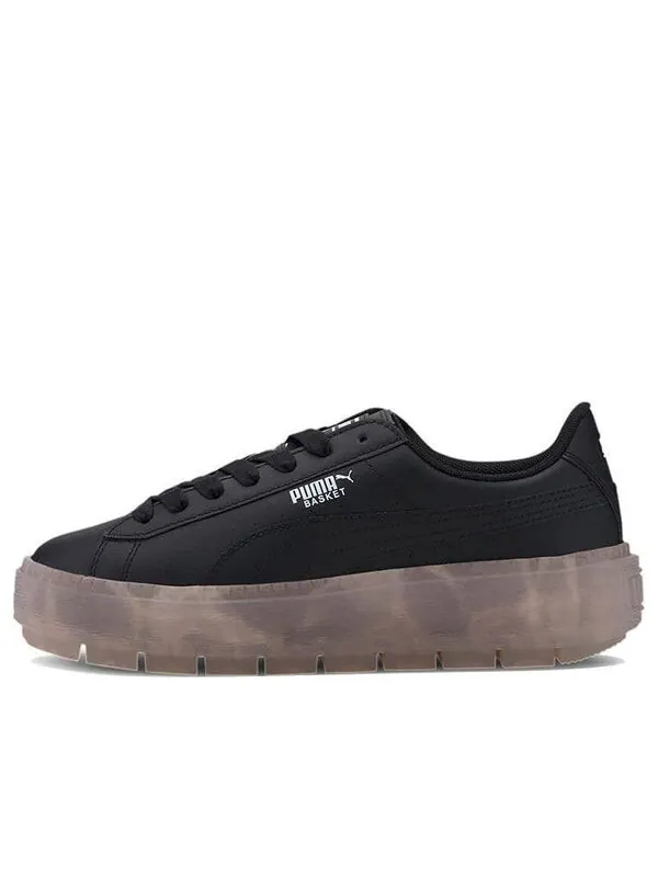 Кроссовки platform trace translucent black Puma — изображение 1 из 4, черный