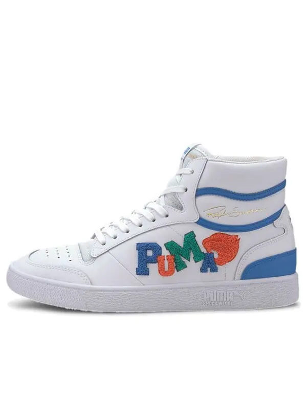 Кроссовки ralph sampson mid 'badges - white palace blue' Puma — изображение 1 из 4, белый