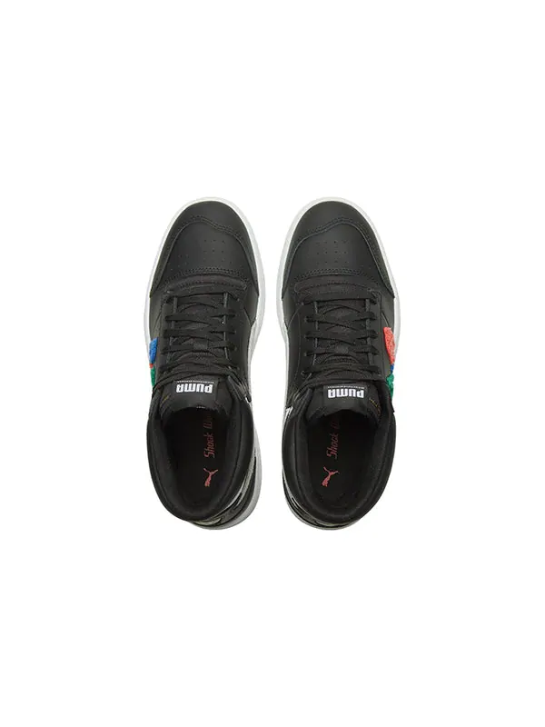 Кроссовки ralph sampson mid 'badges - black grey' Puma — изображение 4 из 4, черный