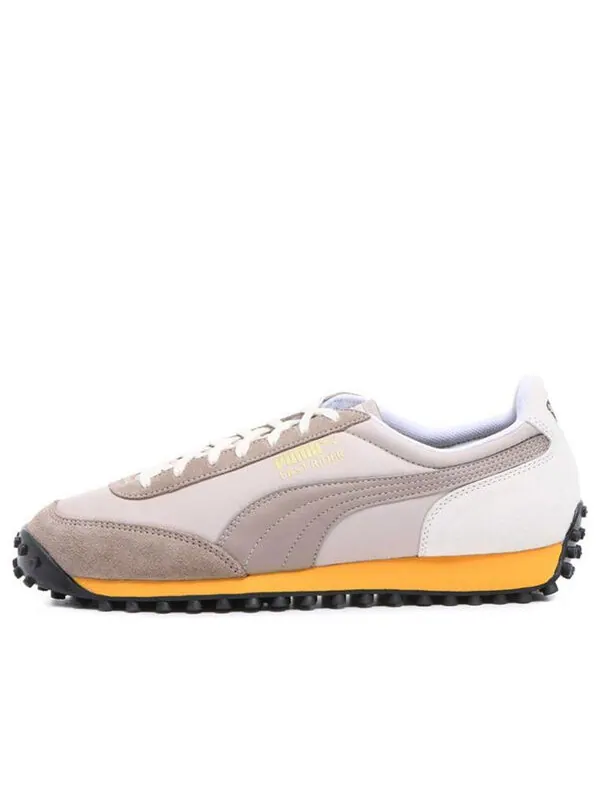 Кроссовки fast rider low 'grey white yellow' Puma — изображение 1 из 4, серый/белый/желтый