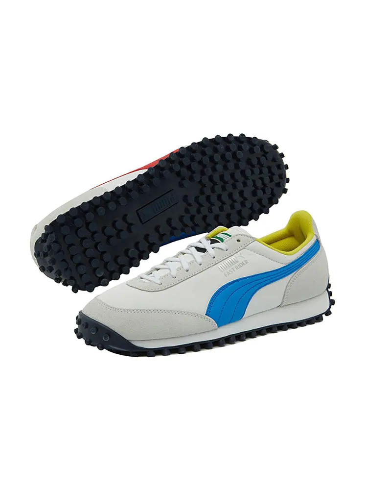 Спортивные кроссовки PUMA Fast Rider Low Top Running Shoes Red/Blue/White — изображение 5 из 6, красный