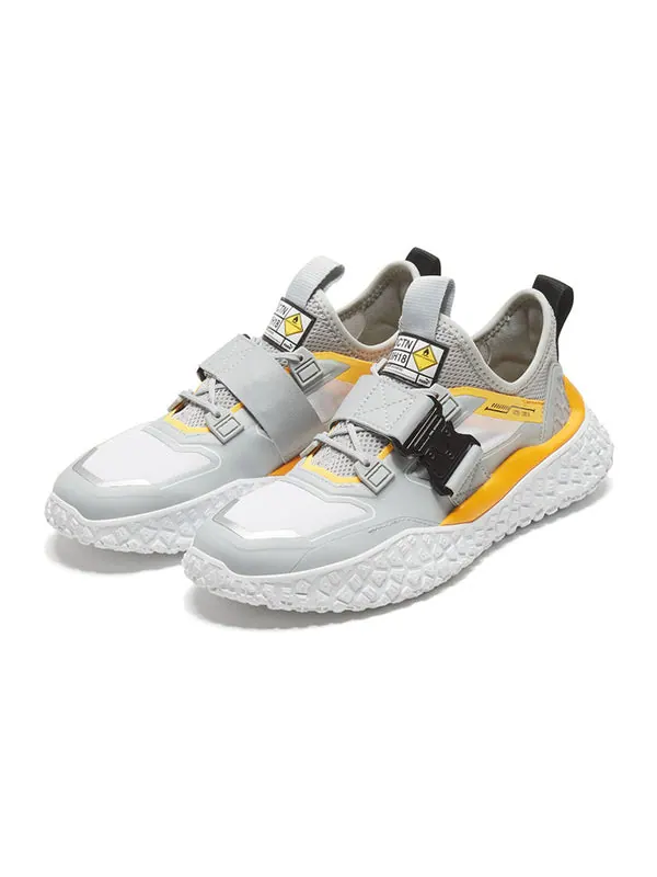 Кроссовки hi octn sports design 'high rise ultra yellow' Puma — изображение 3 из 4, серый/желтый