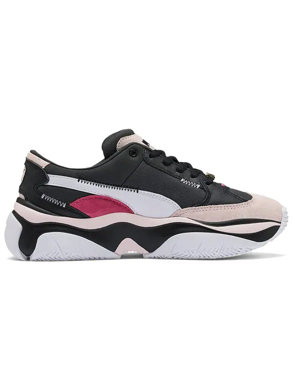 Кроссовки storm anti-valentine's day low-top running shoes black/white Puma — изображение 2 из 4, черный/белый/розовый