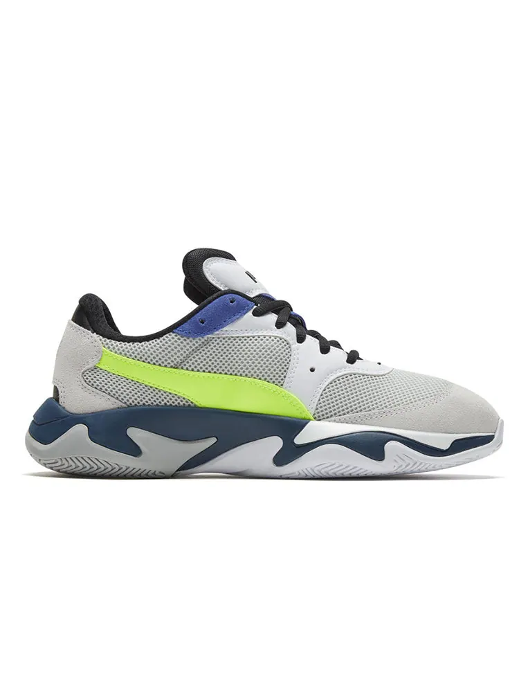 Спортивные кроссовки PUMA Storm Stitching 'Grey Neon Green' — изображение 2 из 6, серый