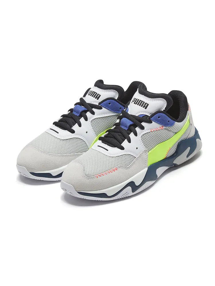 Спортивные кроссовки PUMA Storm Stitching 'Grey Neon Green' — изображение 3 из 6, серый