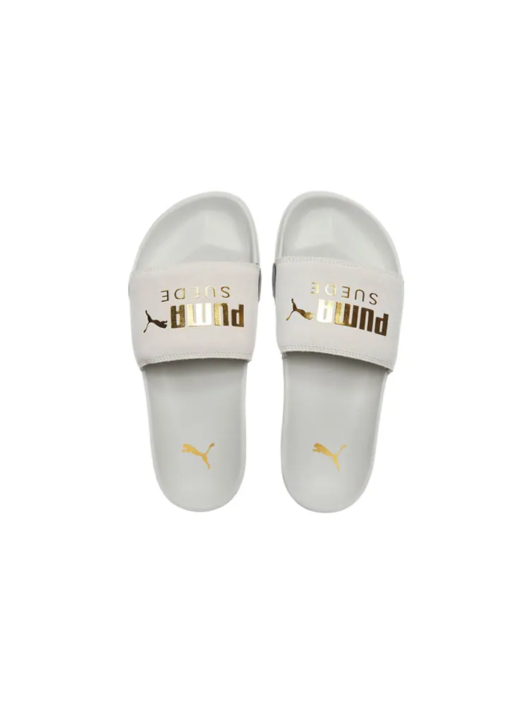 Шлепанцы PUMA Leadcat FTR Suede Classic Slide 'Marshmallow' — изображение 5 из 7, бежевый
