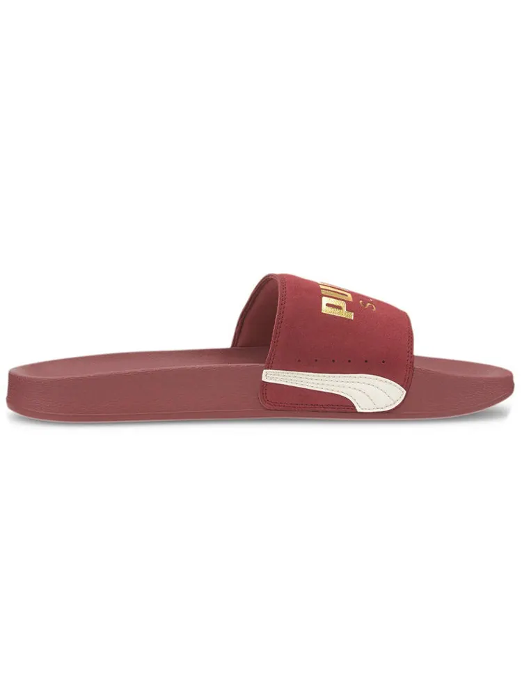 Шлепанцы PUMA Leadcat FTR Suede Classic Slide 'Burnt Russet' — изображение 2 из 5, красный