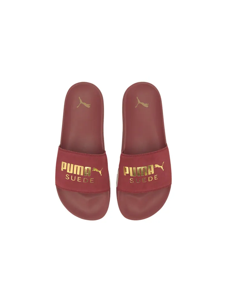 Шлепанцы PUMA Leadcat FTR Suede Classic Slide 'Burnt Russet' — изображение 3 из 5, красный