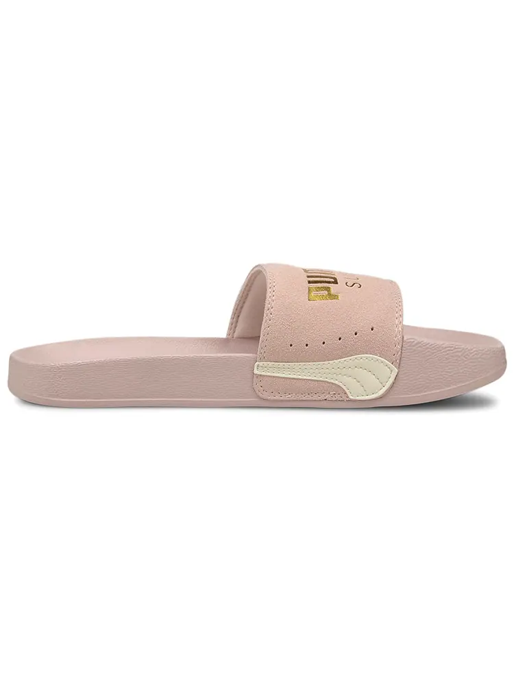 Шлепанцы PUMA Leadcat FTR Suede Slide 'Classic Pink Gold' — изображение 2 из 5, розовый