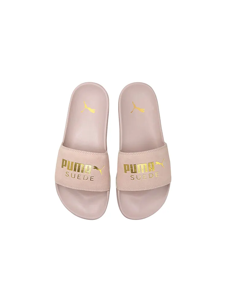 Шлепанцы PUMA Leadcat FTR Suede Slide 'Classic Pink Gold' — изображение 3 из 5, розовый