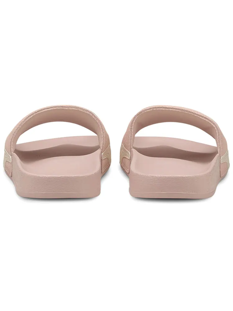 Шлепанцы PUMA Leadcat FTR Suede Slide 'Classic Pink Gold' — изображение 4 из 5, розовый
