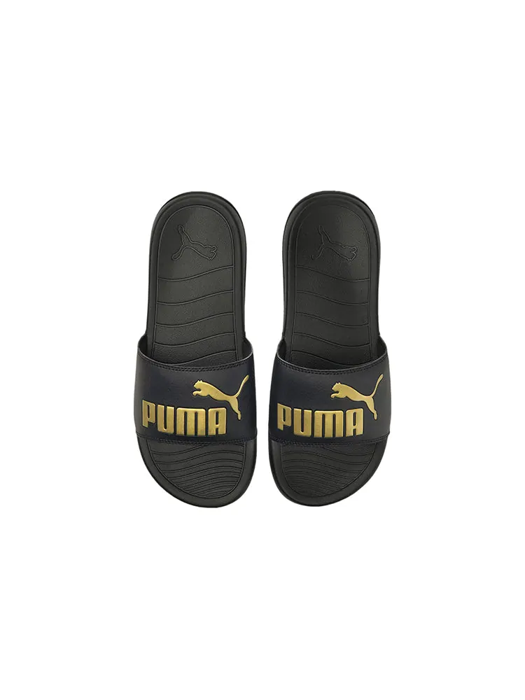 Шлепанцы PUMA Popcat 20 Slide 'Black Gold' — изображение 3 из 5, черный