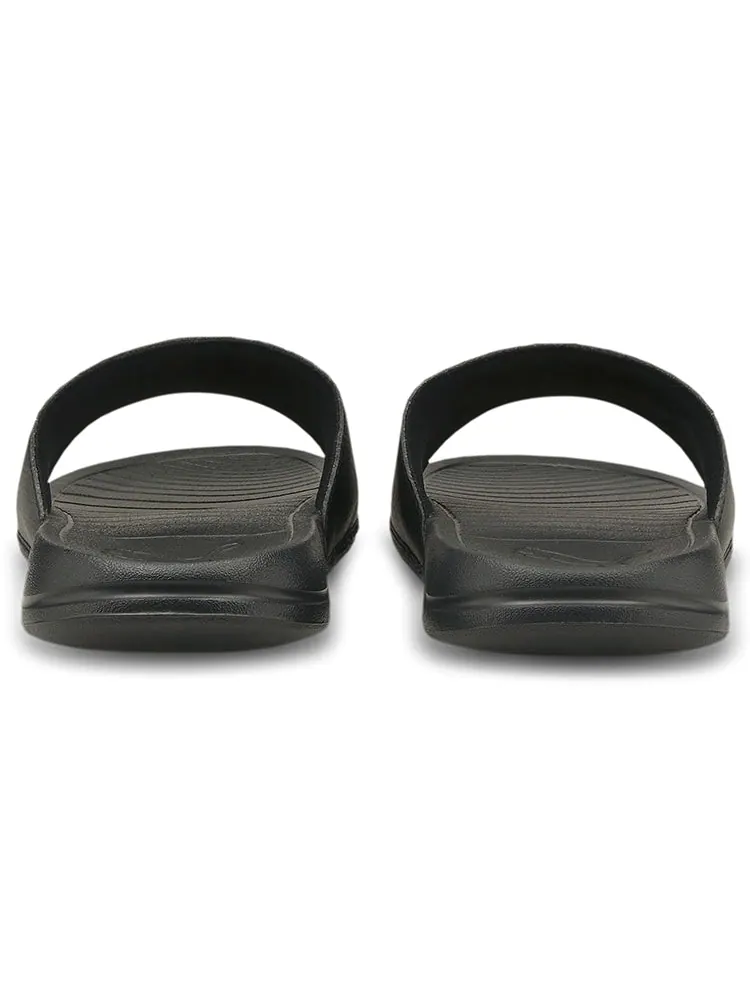 Шлепанцы PUMA Popcat 20 Slide 'Black Gold' — изображение 4 из 5, черный