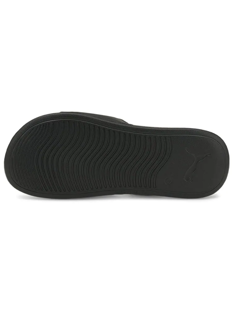 Шлепанцы PUMA Popcat 20 Slide 'Black Gold' — изображение 5 из 5, черный