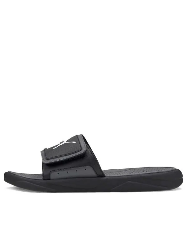 Тапочки royalcat comfort sandal 'black' Puma — изображение 1 из 4, черный//белый