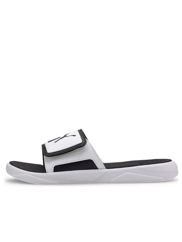 Тапочки royalcat comfort sandal 'white' Puma — изображение 1 из 4, белый/черный