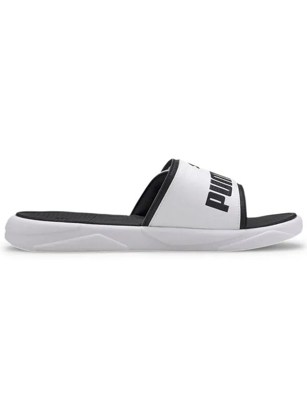 Тапочки royalcat comfort sandal 'white' Puma — изображение 2 из 4, белый/черный