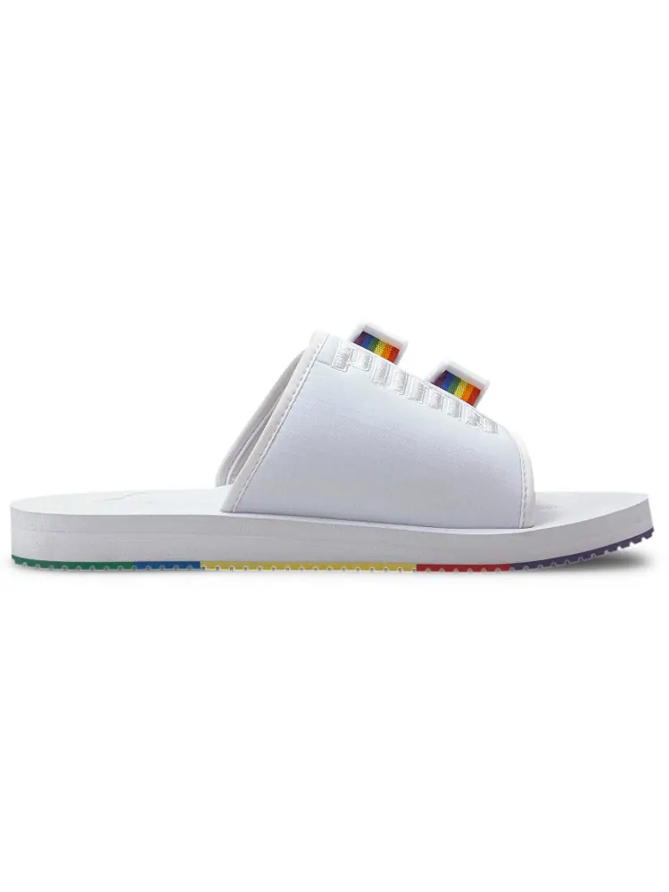 Шлепанцы PUMA Wilo Lux Nylon Multi — изображение 2 из 5, белый