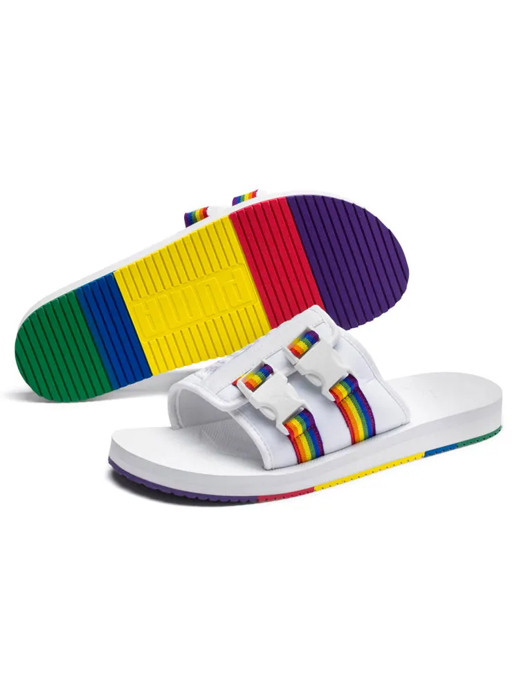 Шлепанцы PUMA Wilo Lux Nylon Multi — изображение 3 из 5, белый