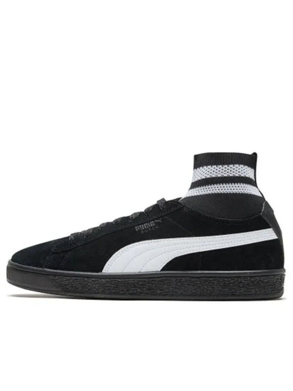 Кроссовки suede classic sock ii 'black' Puma — изображение 1 из 4, черный