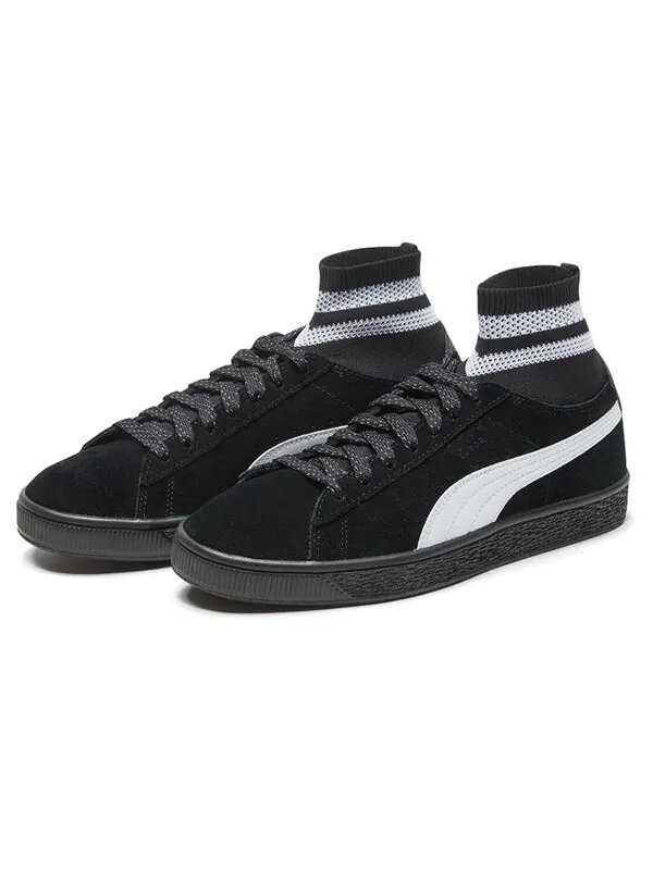 Кроссовки suede classic sock ii 'black' Puma — изображение 3 из 4, черный