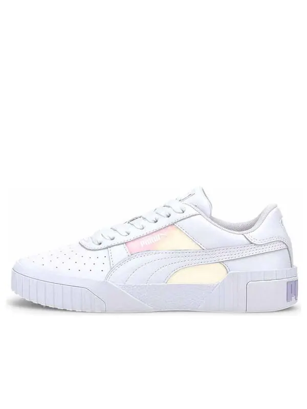 Кроссовки cali glow 'white iridescent' Puma — изображение 1 из 4, белый