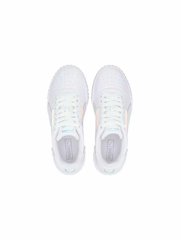 Кроссовки cali glow 'white iridescent' Puma — изображение 3 из 4, белый