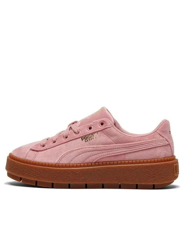 Кроссовки platform trace v pink Puma — изображение 1 из 4, розовый