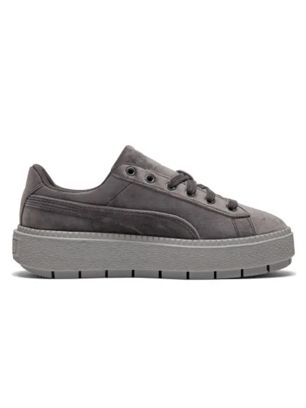 Кроссовки platform trace v gray Puma — изображение 2 из 4, серый