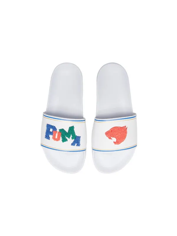 Тапочки leadcat ftr slide 'badges - white' Puma — изображение 4 из 4, белый