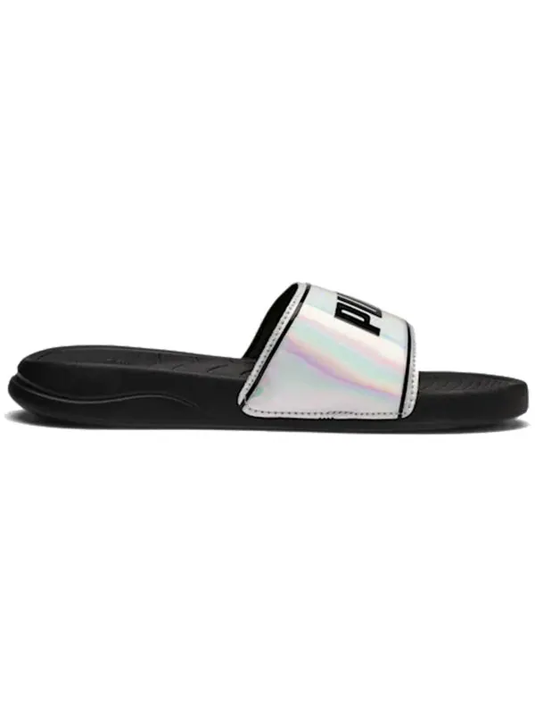 Тапочки popcat 20 'iridescent - silver' Puma — изображение 2 из 4, черный/серебристый
