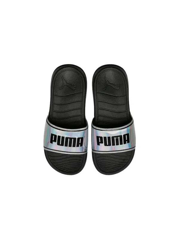 Тапочки popcat 20 'iridescent - silver' Puma — изображение 4 из 4, черный/серебристый