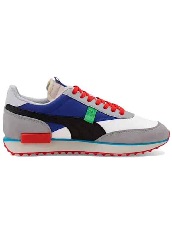 Кроссовки future rider ride on 'dazzling blue' Puma — изображение 2 из 4, серый/синий