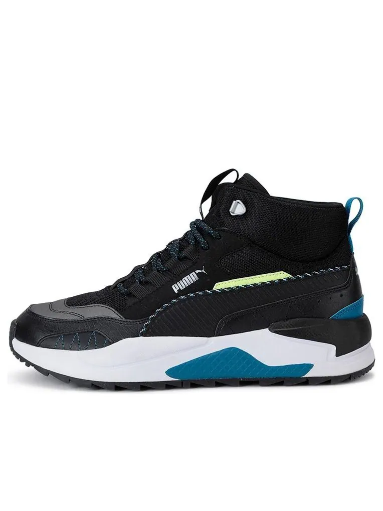 Спортивные кроссовки PUMA X-Ray 2 Square Mid WTR 'Black Digital Blue' — изображение 1 из 6, черный