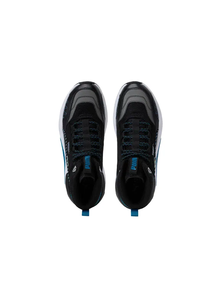 Спортивные кроссовки PUMA X-Ray 2 Square Mid WTR 'Black Digital Blue' — изображение 3 из 6, черный