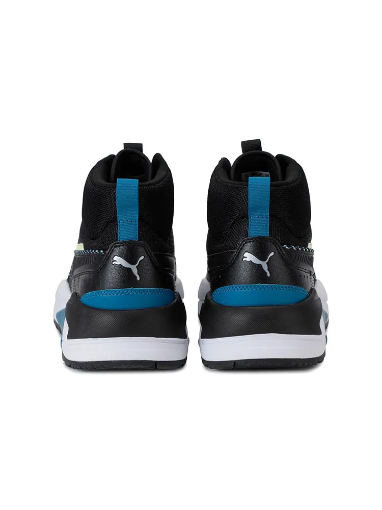 Спортивные кроссовки PUMA X-Ray 2 Square Mid WTR 'Black Digital Blue' — изображение 4 из 6, черный